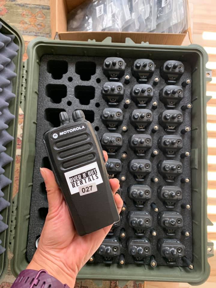 Over N Out walkie talkie inventory case